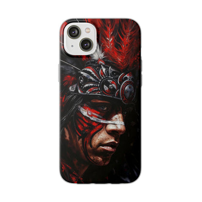 Aztec King of Kings – Flexi Phone Case (iPhone & Samsung • Clear TPU • Made in USA • Personalized Option)