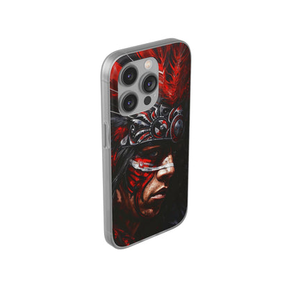 Aztec King of Kings – Flexi Phone Case (iPhone & Samsung • Clear TPU • Made in USA • Personalized Option)