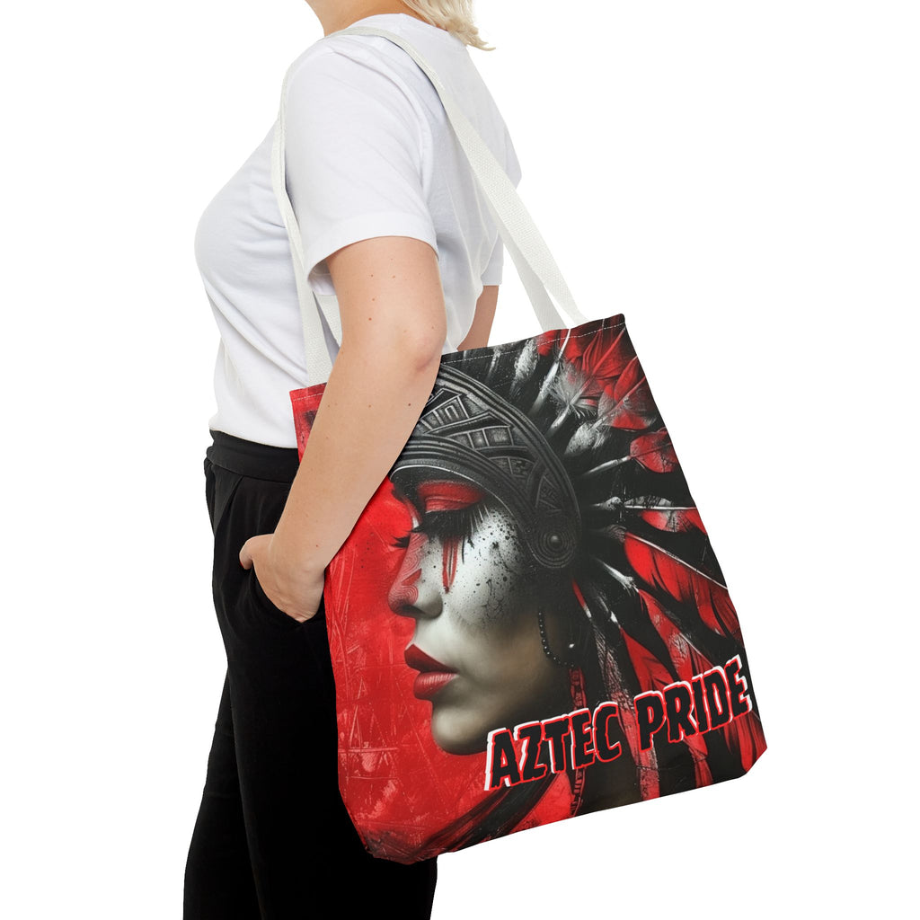 Aztec Fearless Goddess Tote Bag – Aztec-Inspired Reusable Shopping Bag | GringoArte