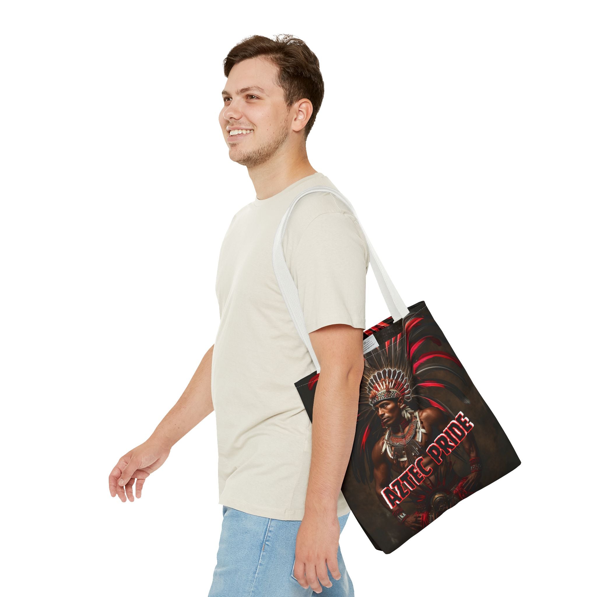 Aztec Sun Guardian Tote Bag – Aztec-Inspired Reusable Shopping Bag | GringoArte