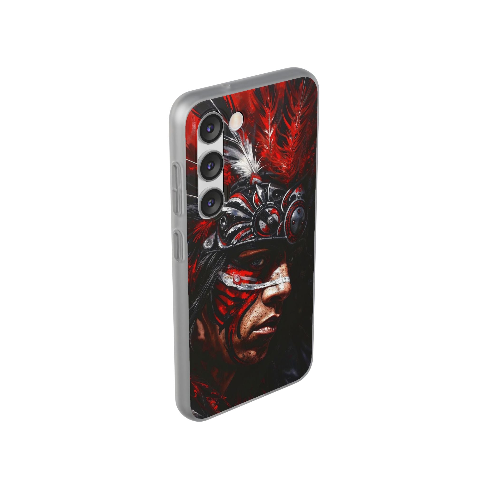 Aztec King of Kings – Flexi Phone Case (iPhone & Samsung • Clear TPU • Made in USA • Personalized Option)