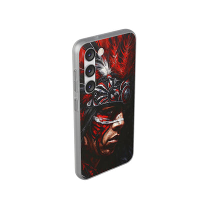 Aztec King of Kings – Flexi Phone Case (iPhone & Samsung • Clear TPU • Made in USA • Personalized Option)