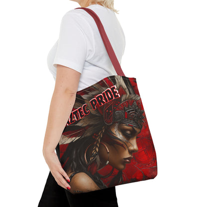 Aztec Sun Goddess Tote Bag – Aztec-Inspired Reusable Shopping Bag | GringoArte