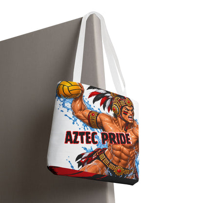 Aztec Water Polo Savage Warrior Tote Bag