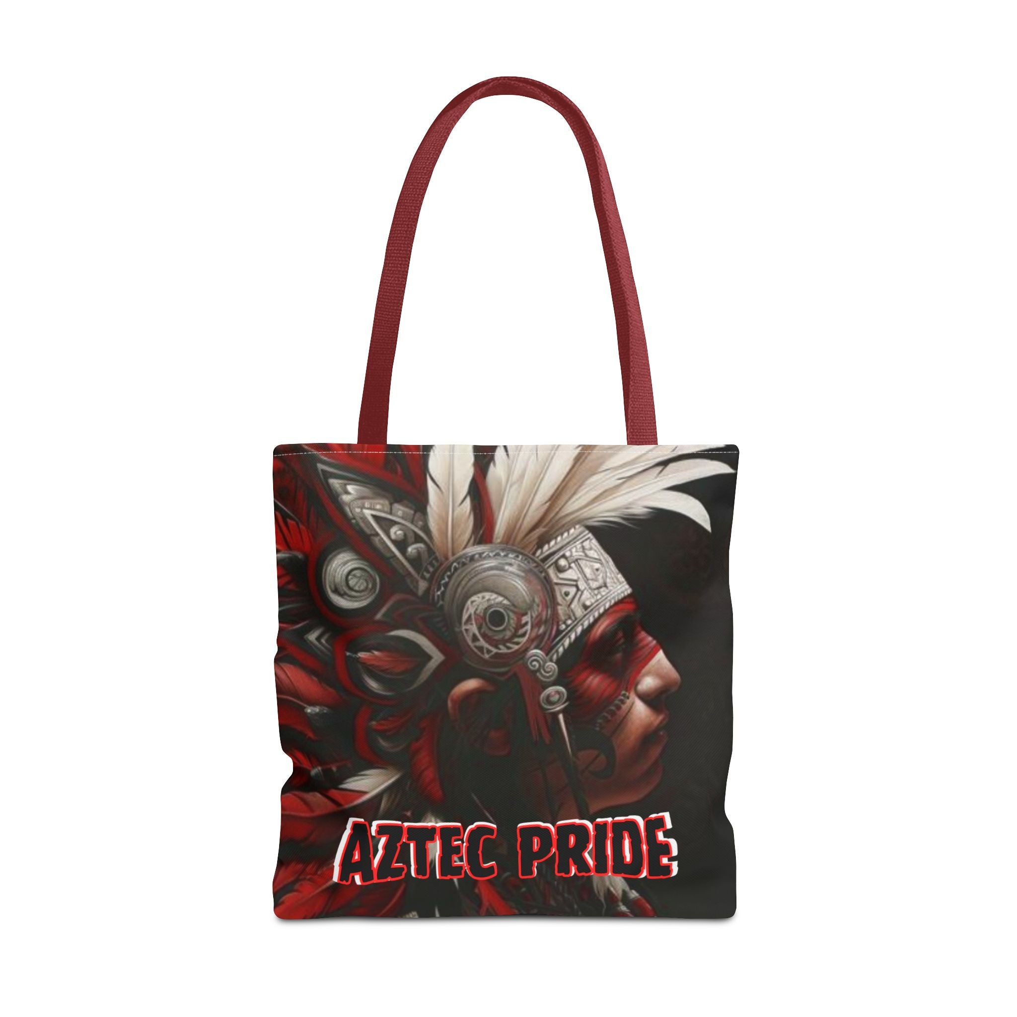 Aztec Warrior King Tote Bag – Aztec-Inspired Reusable Shopping Bag | GringoArte