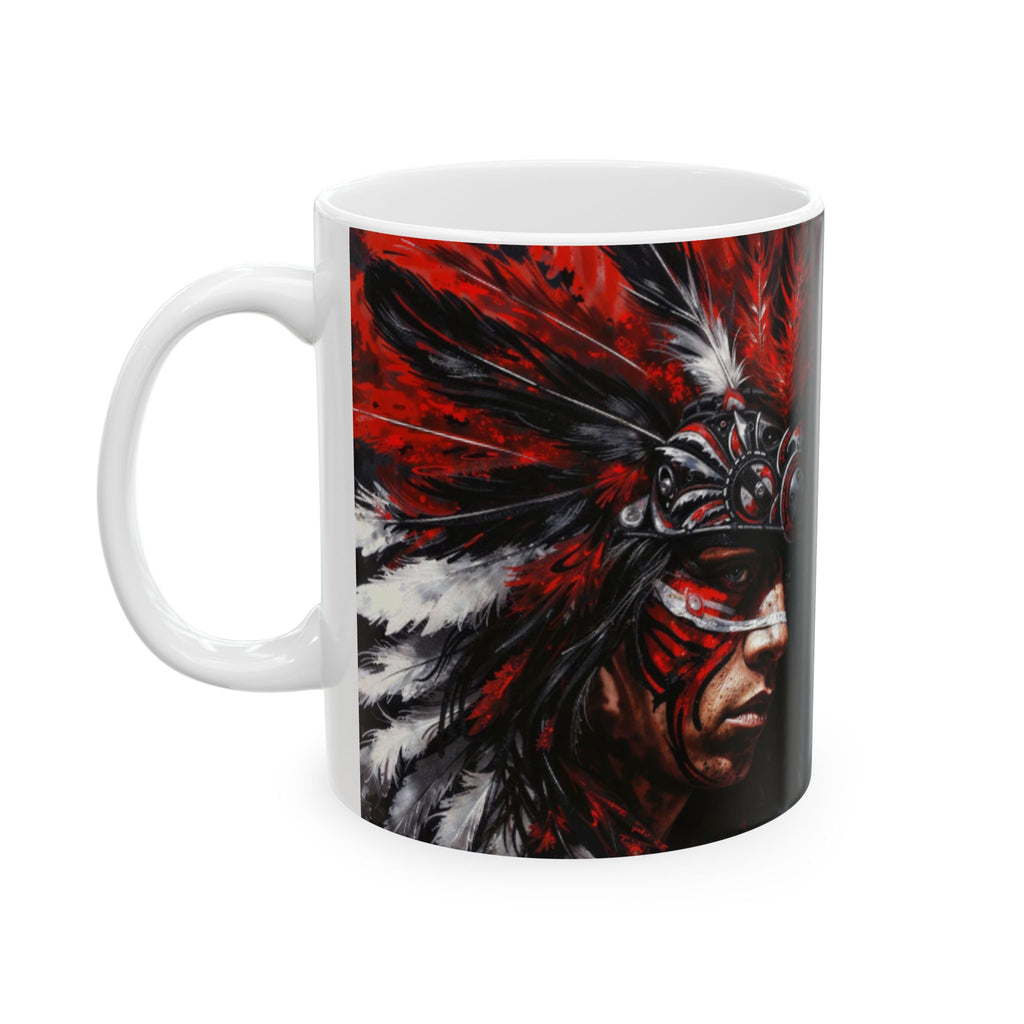 Aztec King of Kings – Ceramic Mug (11oz, 15oz • Dishwasher & Microwave Safe • Made in USA • Personalized Option)