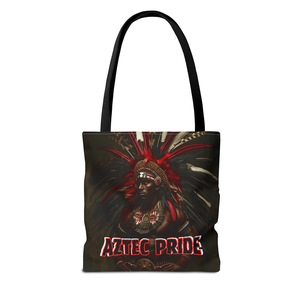 Aztec Panther Warrior Tote Bag – Aztec-Inspired Reusable Shopping Bag | GringoArte