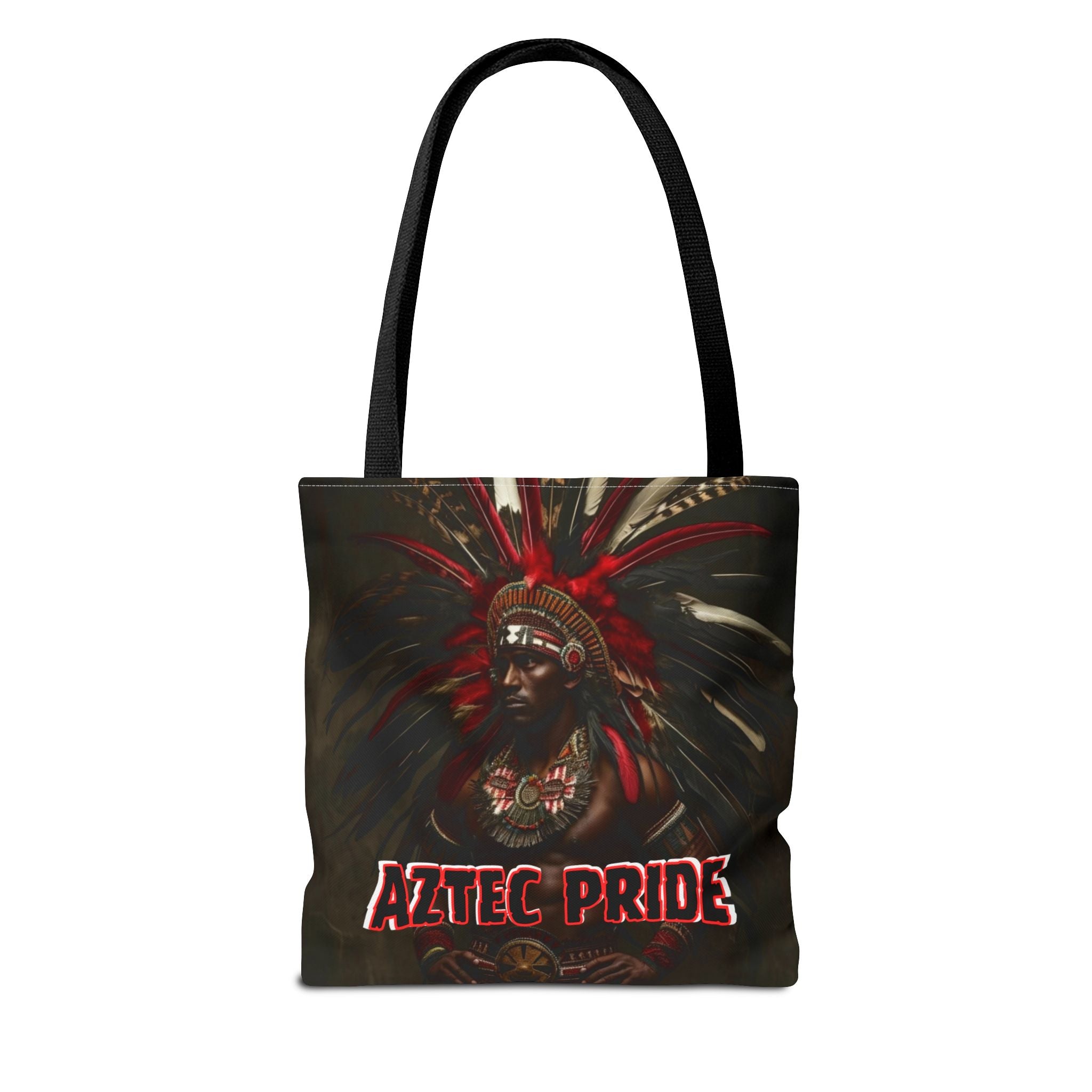 Aztec Panther Warrior Tote Bag – Aztec-Inspired Reusable Shopping Bag | GringoArte