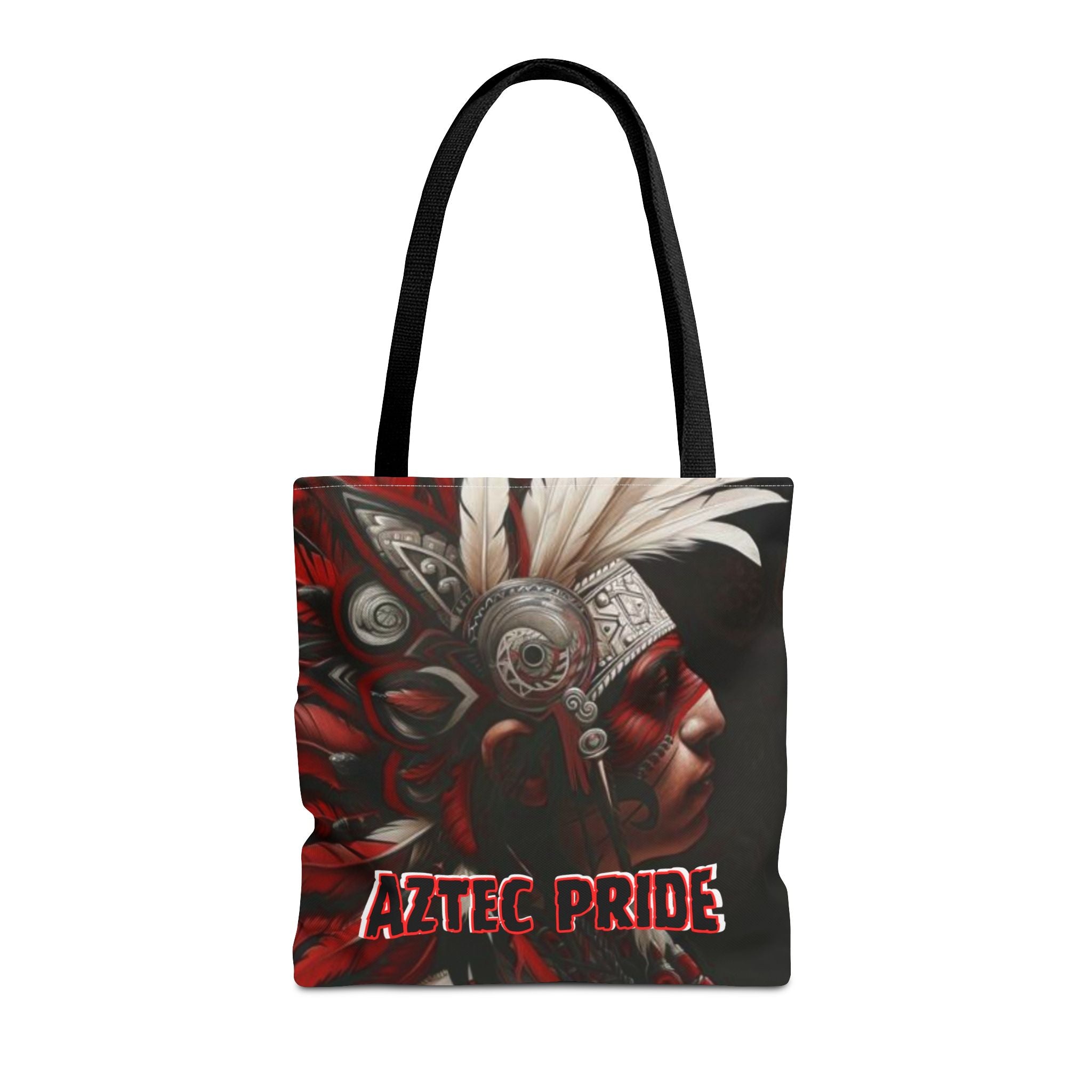 Aztec Warrior King Tote Bag – Aztec-Inspired Reusable Shopping Bag | GringoArte