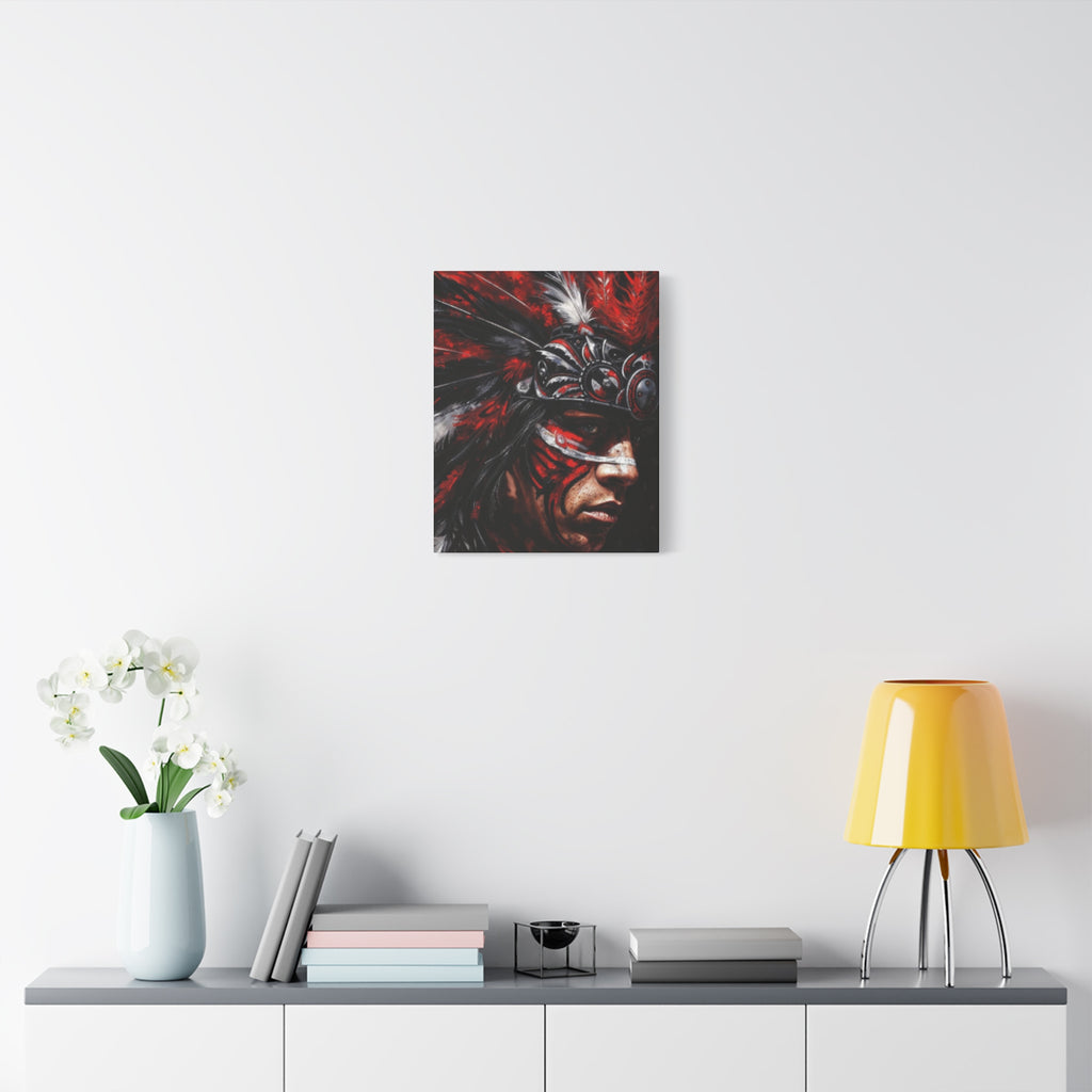 Aztec King of Kings – Bold Aztec Wall Art Canvas