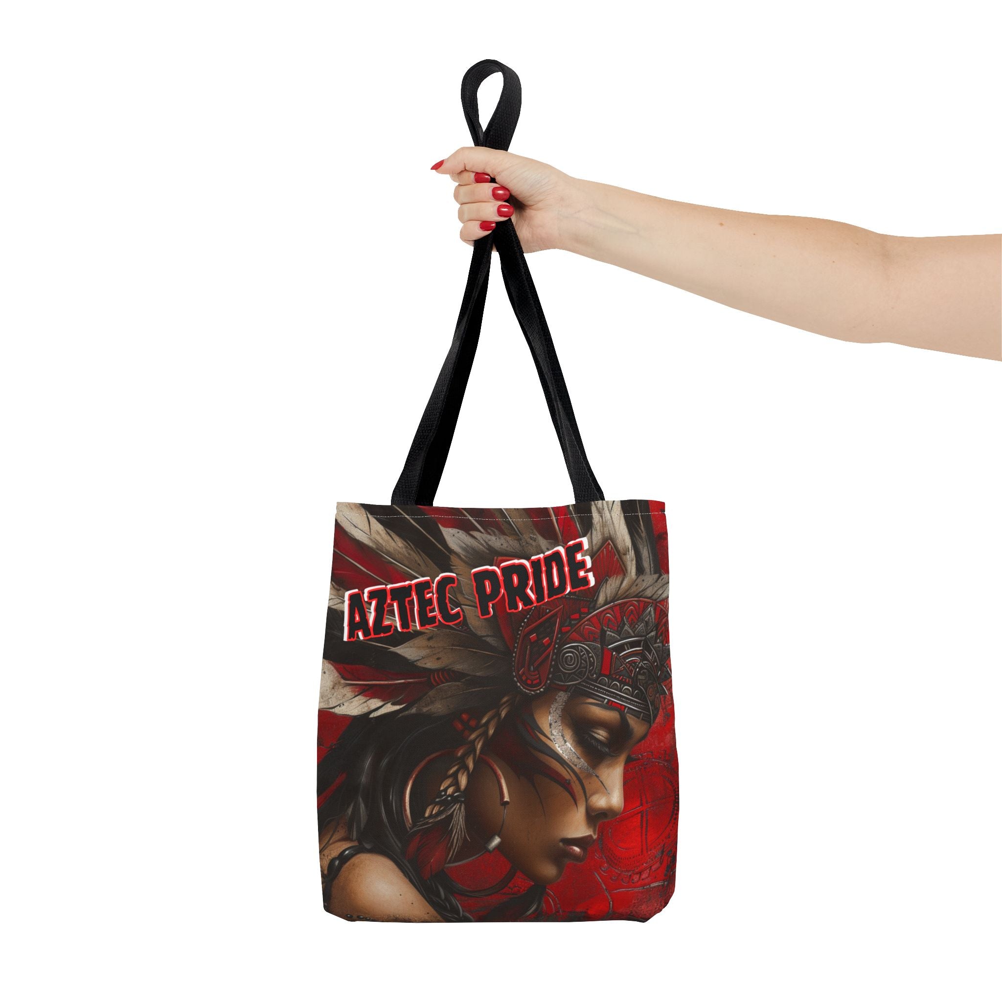 Aztec Sun Goddess Tote Bag – Aztec-Inspired Reusable Shopping Bag | GringoArte