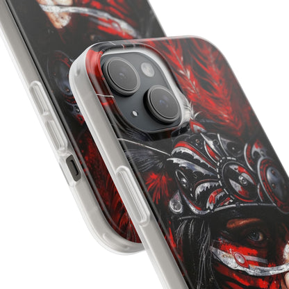 Aztec King of Kings – Flexi Phone Case (iPhone & Samsung • Clear TPU • Made in USA • Personalized Option)