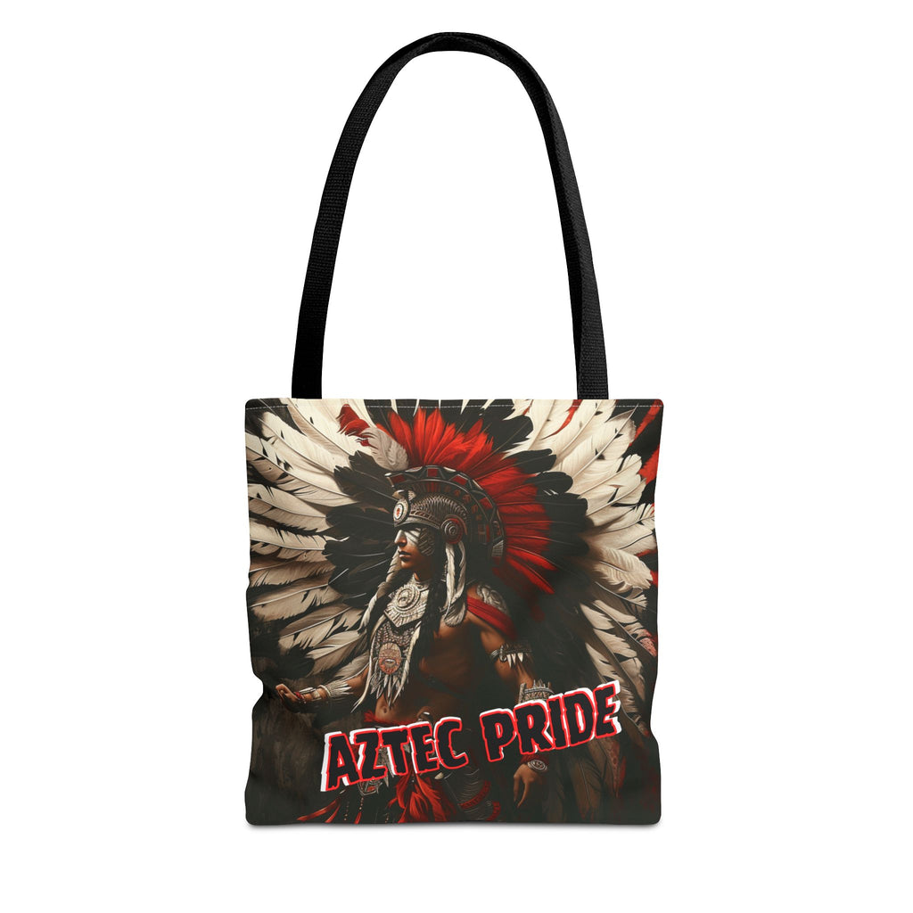 Aztec Fierce Warrior Tote Bag – Aztec-Inspired Reusable Shopping Bag | GringoArte