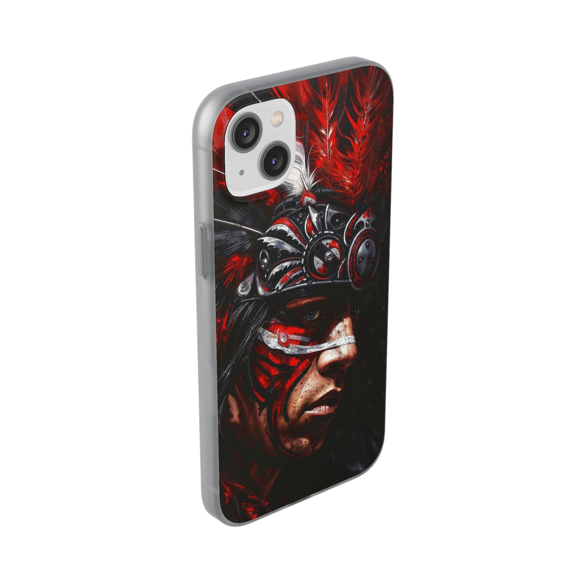 Aztec King of Kings – Flexi Phone Case (iPhone & Samsung • Clear TPU • Made in USA • Personalized Option)