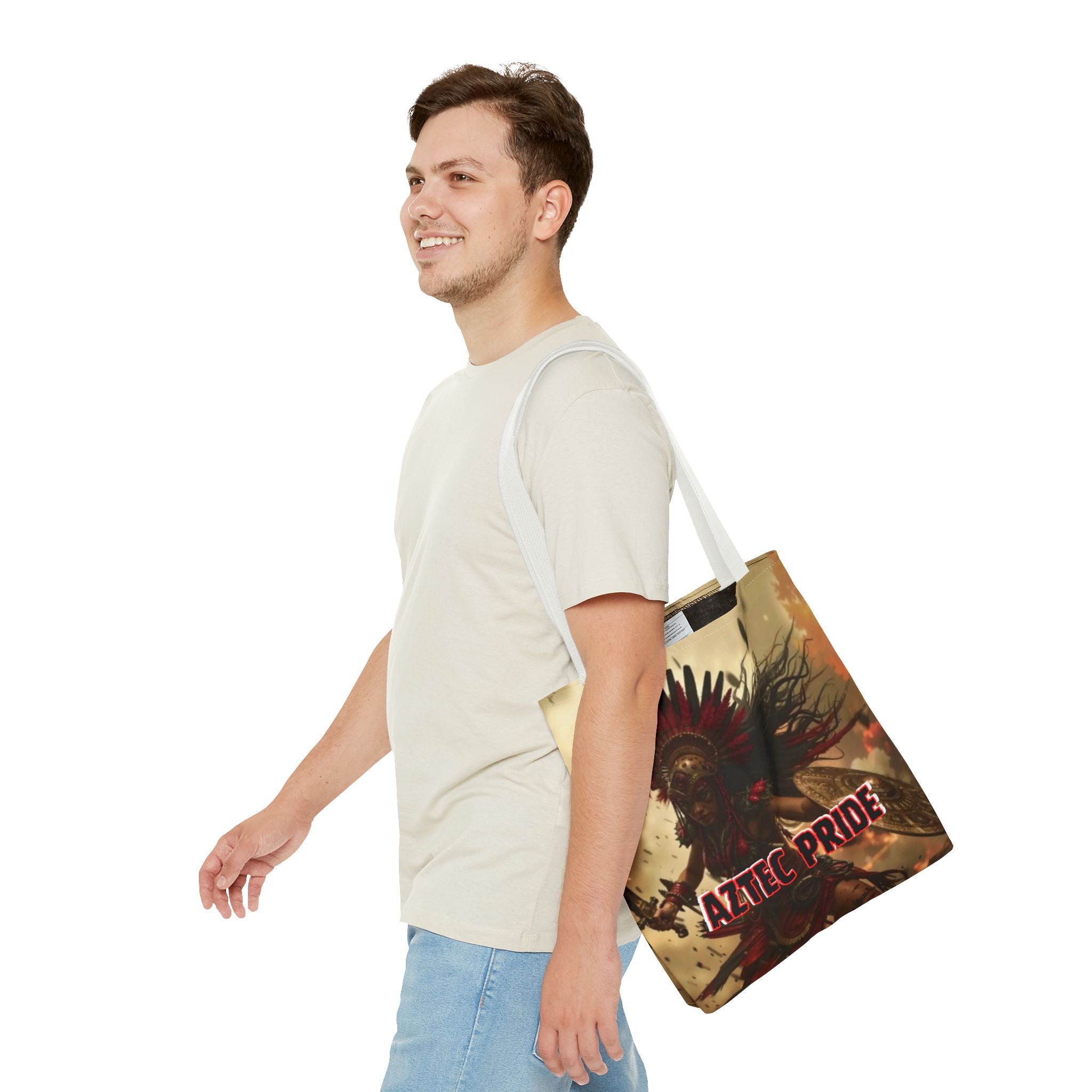 Aztec Bloodwar Queen Tote Bag – Aztec-Inspired Reusable Shopping Bag | GringoArte