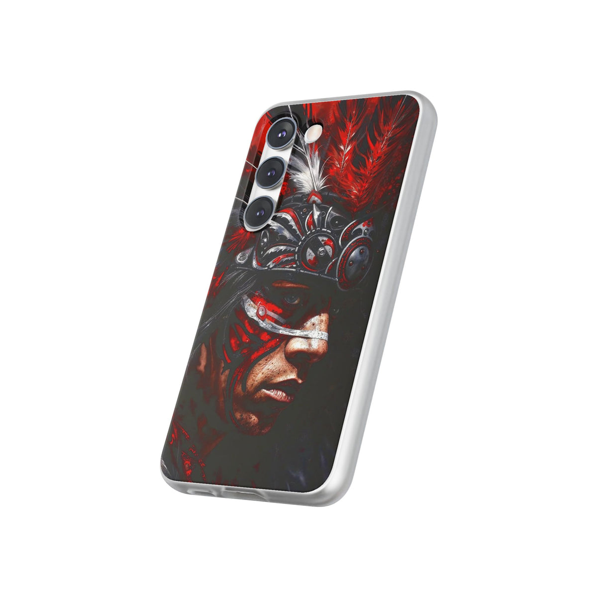 Aztec King of Kings – Flexi Phone Case (iPhone & Samsung • Clear TPU • Made in USA • Personalized Option)