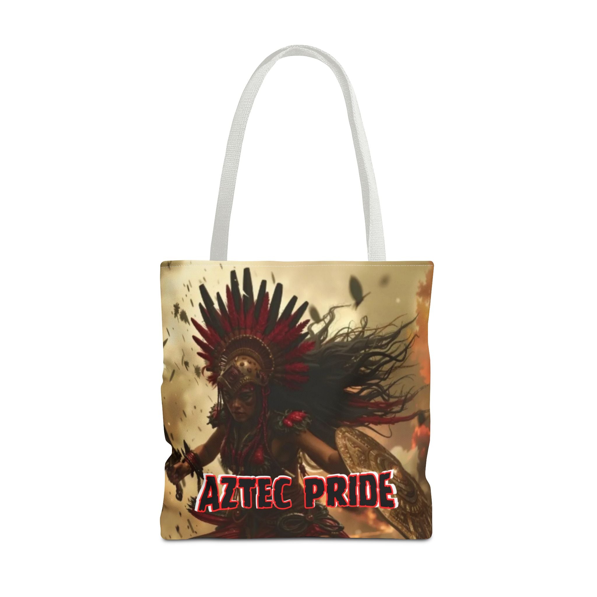 Aztec Bloodwar Queen Tote Bag – Aztec-Inspired Reusable Shopping Bag | GringoArte