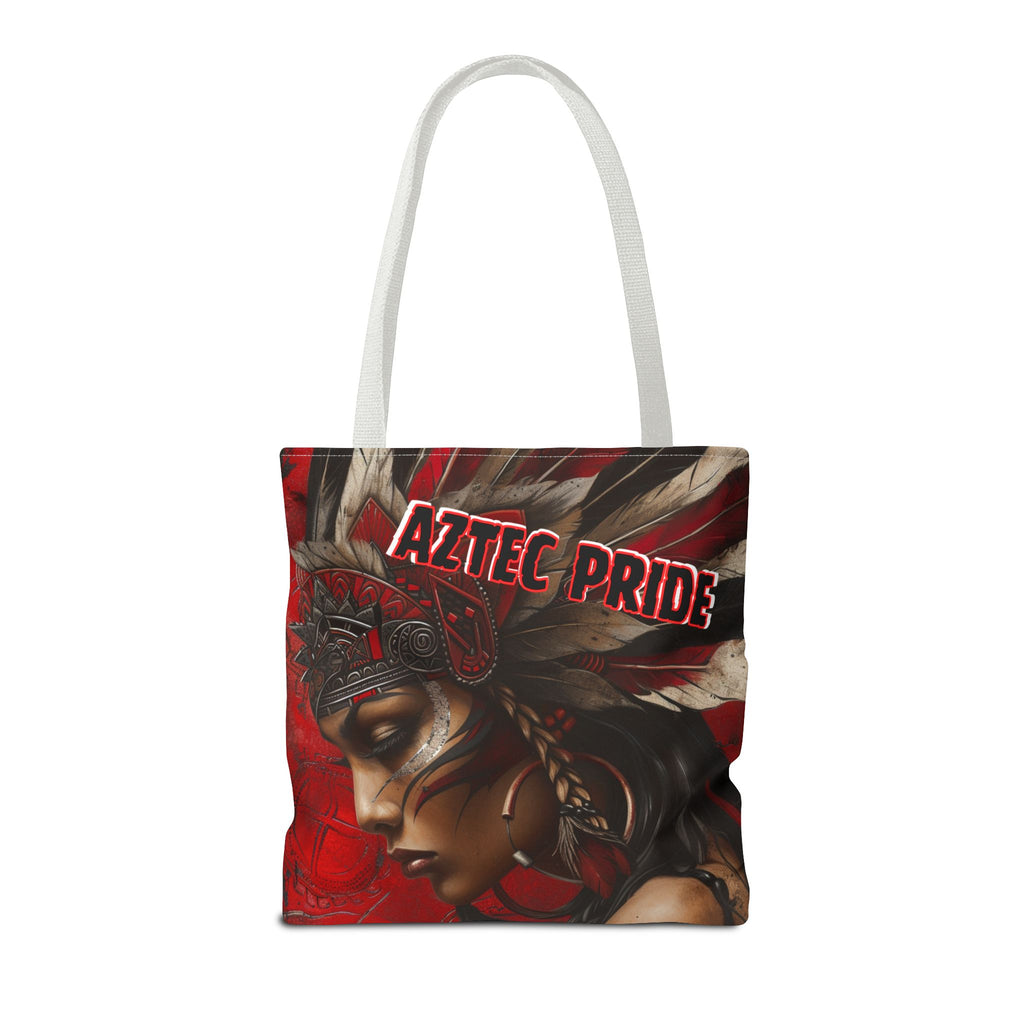 Aztec Sun Goddess Tote Bag – Aztec-Inspired Reusable Shopping Bag | GringoArte