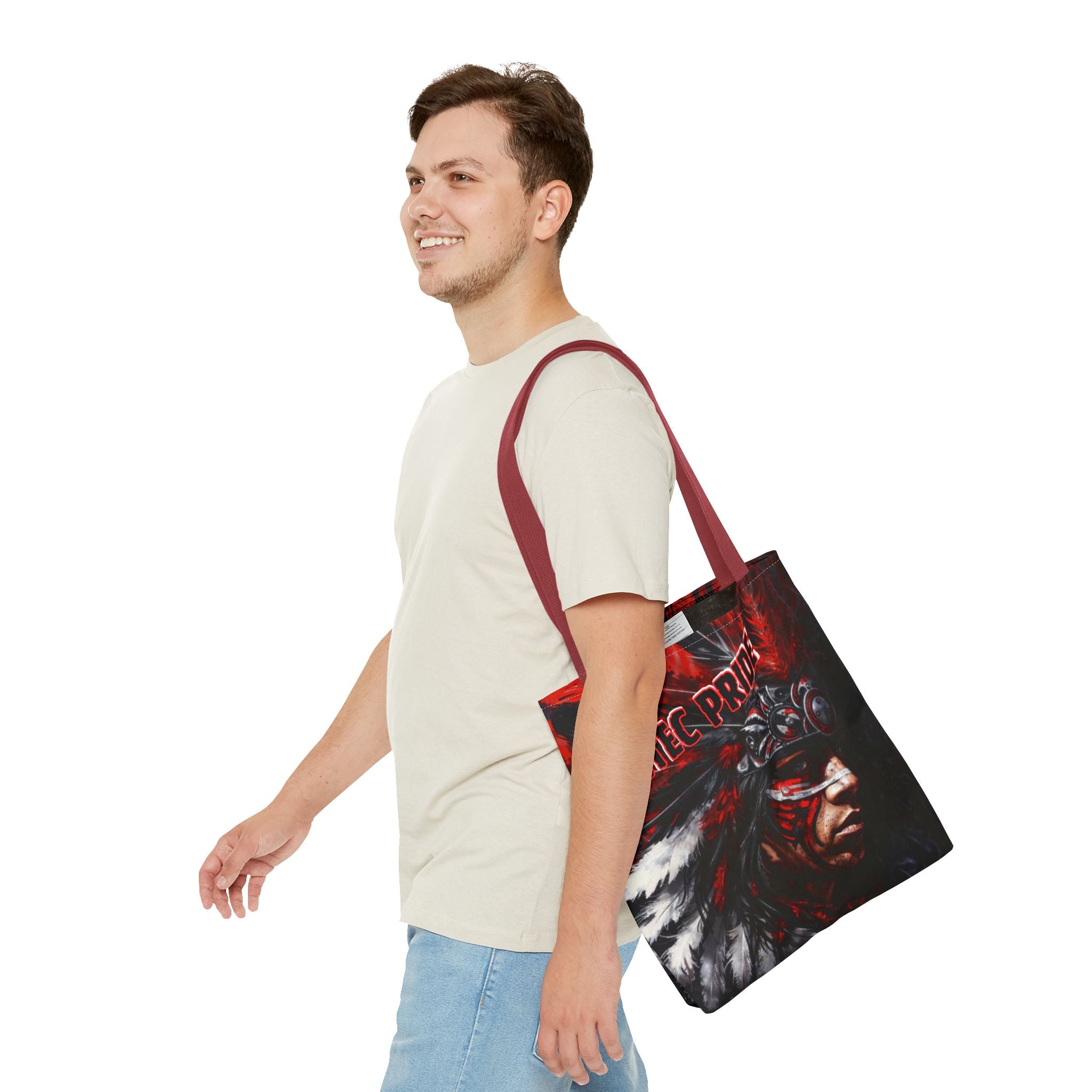 Aztec King of Kings Tote Bag – Aztec-Inspired Reusable Shopping Bag | GringoArte