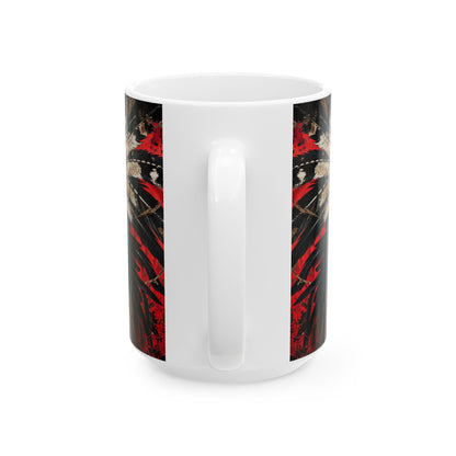 Aztec Moon Goddess – Ceramic Mug (11oz, 15oz • Dishwasher & Microwave Safe • Made in USA • Personalized Option)