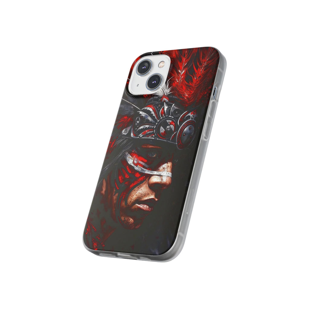 Aztec King of Kings – Flexi Phone Case (iPhone & Samsung • Clear TPU • Made in USA • Personalized Option)