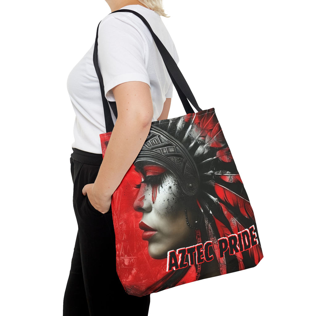 Aztec Fearless Goddess Tote Bag – Aztec-Inspired Reusable Shopping Bag | GringoArte