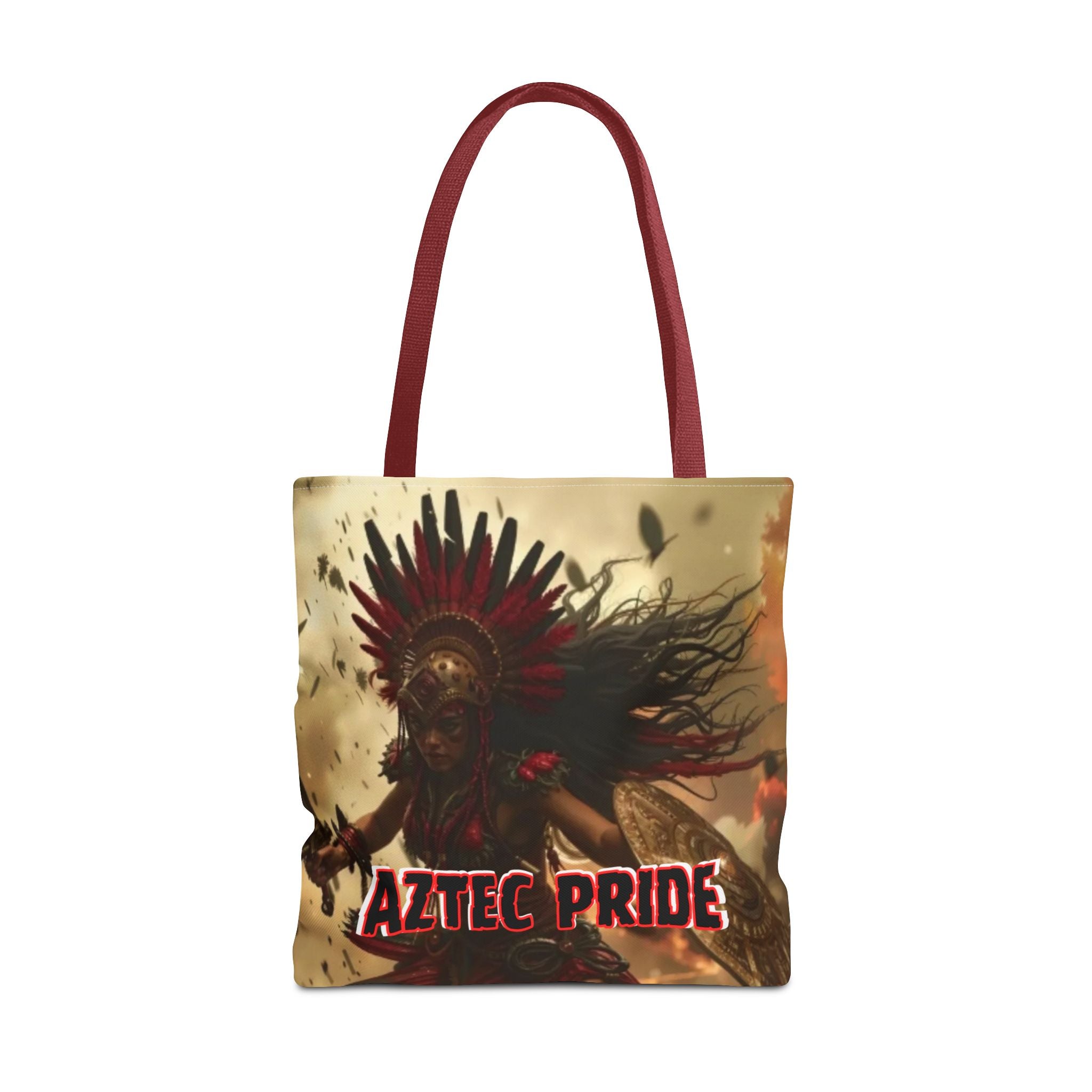 Aztec Bloodwar Queen Tote Bag – Aztec-Inspired Reusable Shopping Bag | GringoArte