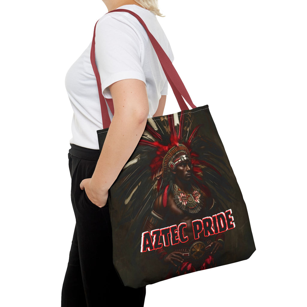 Aztec Panther Warrior Tote Bag – Aztec-Inspired Reusable Shopping Bag | GringoArte