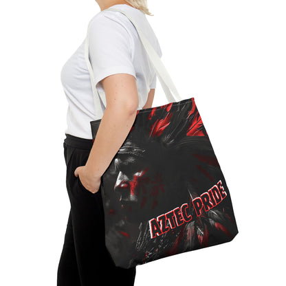 Aztec Jaguar Warrior Tote Bag – Aztec-Inspired Reusable Shopping Bag | GringoArte