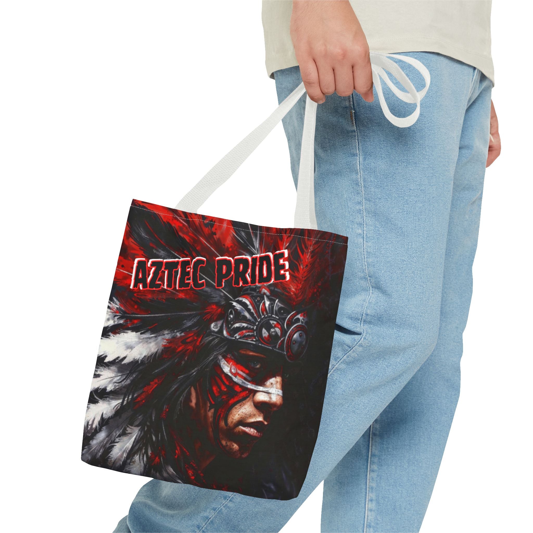 Aztec King of Kings Tote Bag – Aztec-Inspired Reusable Shopping Bag | GringoArte