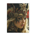 Aztec Fireheart Queen – Bold Aztec Wall Art Canvas