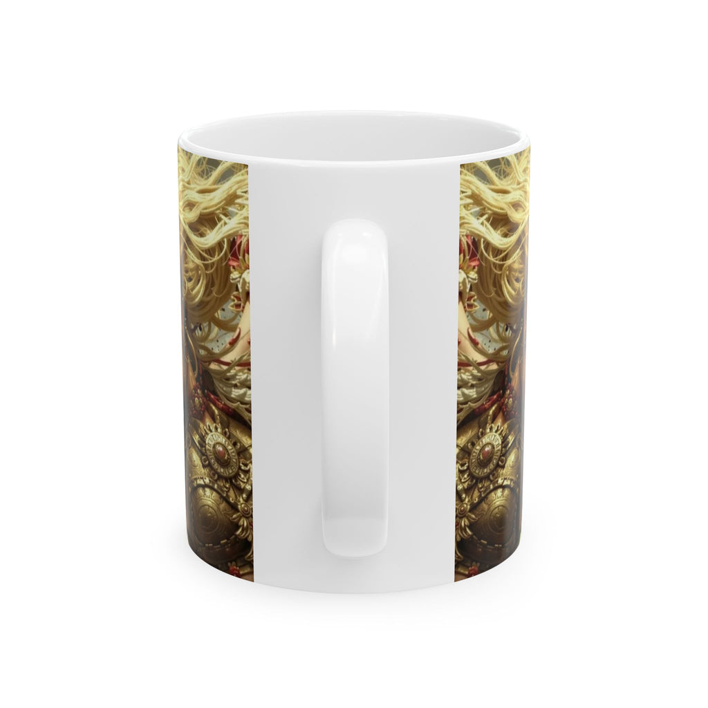 Aztec Iron Queen – Ceramic Mug (11oz, 15oz • Dishwasher & Microwave Safe • Made in USA • Personalized Option)