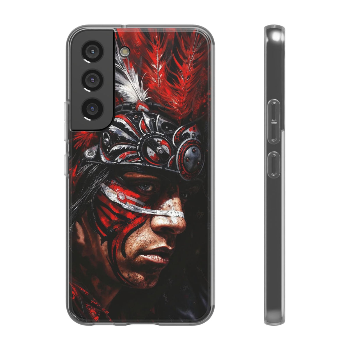 Aztec King of Kings – Flexi Phone Case (iPhone & Samsung • Clear TPU • Made in USA • Personalized Option)