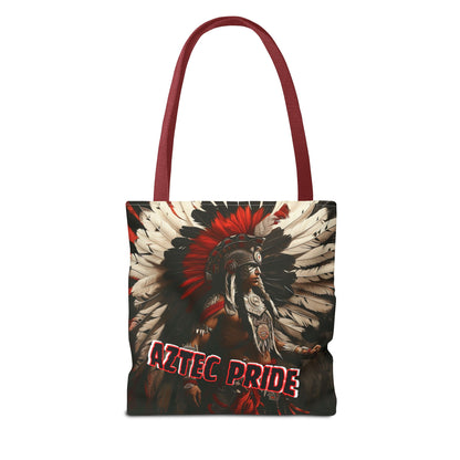 Aztec Fierce Warrior Tote Bag – Aztec-Inspired Reusable Shopping Bag | GringoArte