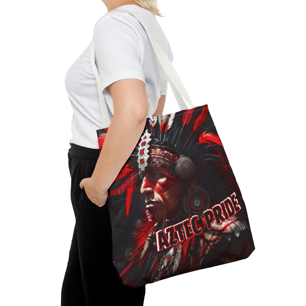Aztec Loyal Warrior Tote Bag – Aztec-Inspired Reusable Shopping Bag | GringoArte