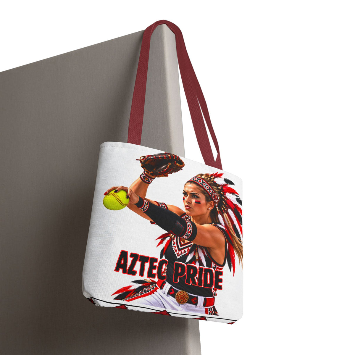 Aztec Softball Pitcher Warrior Tote Bag