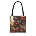 Aztec Warrior Queen Tote Bag – Aztec-Inspired Reusable Shopping Bag | GringoArte
