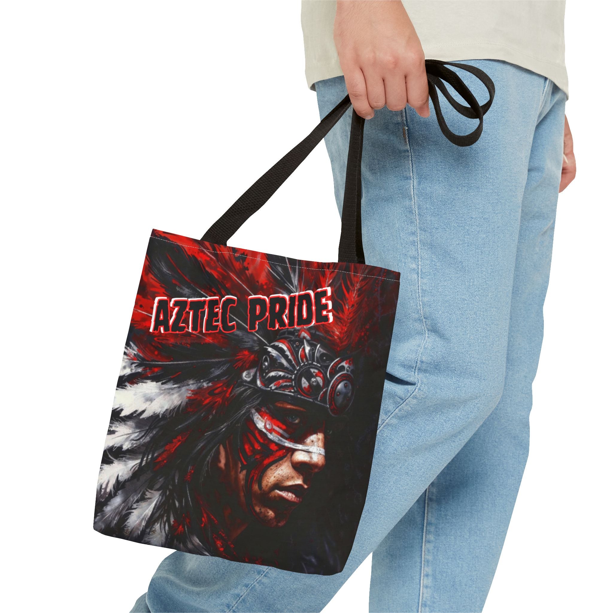 Aztec King of Kings Tote Bag – Aztec-Inspired Reusable Shopping Bag | GringoArte