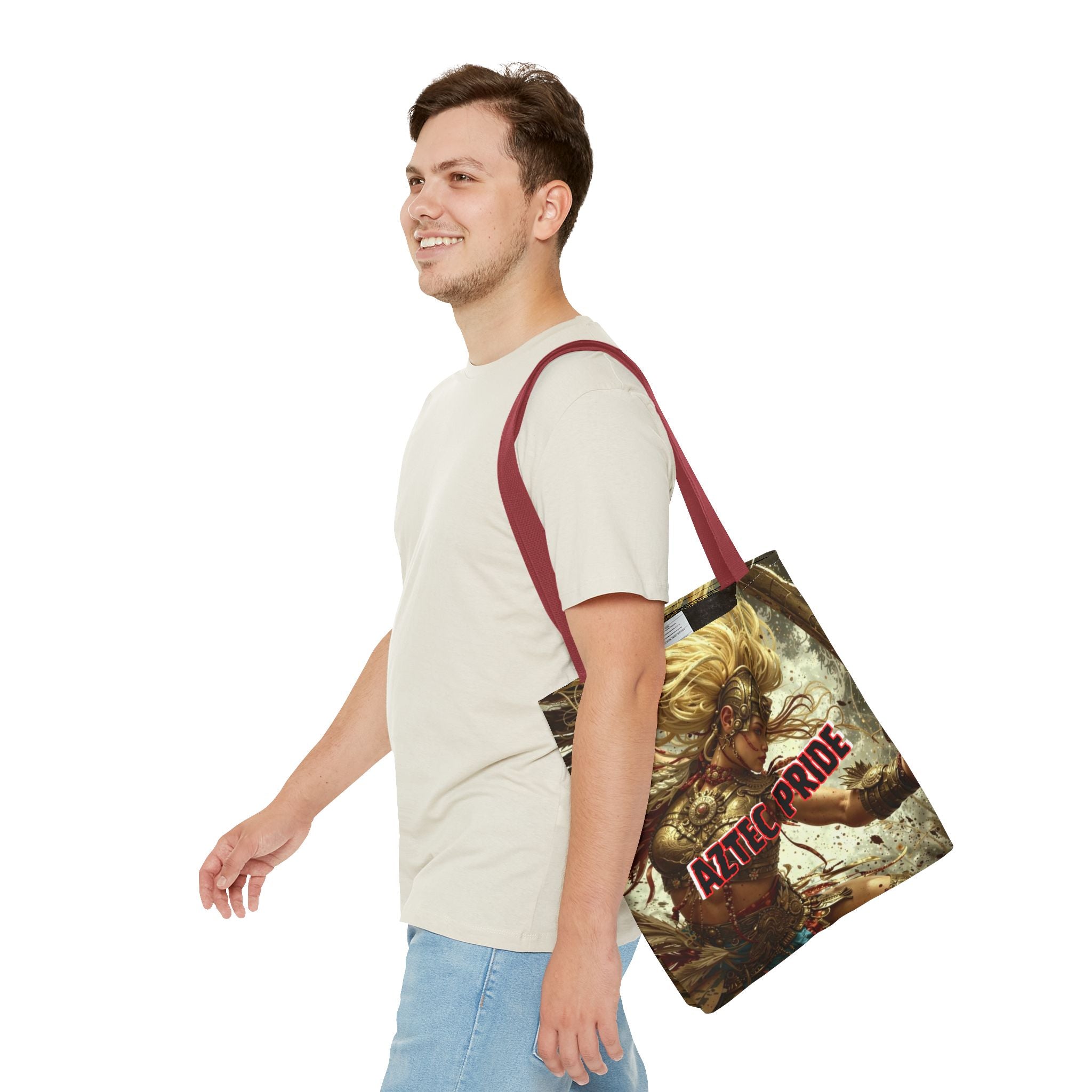Aztec Iron Queen Tote Bag – Aztec-Inspired Reusable Shopping Bag | GringoArte