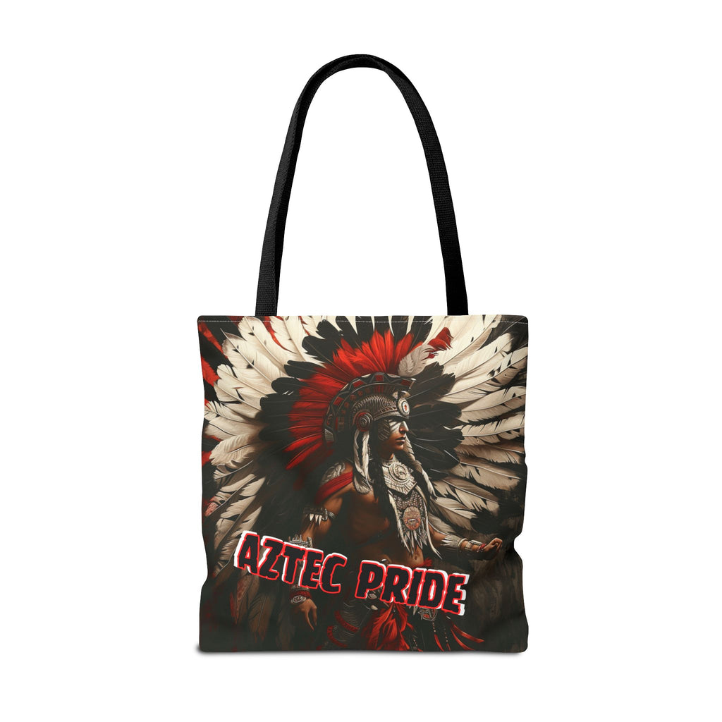 Aztec Fierce Warrior Tote Bag – Aztec-Inspired Reusable Shopping Bag | GringoArte