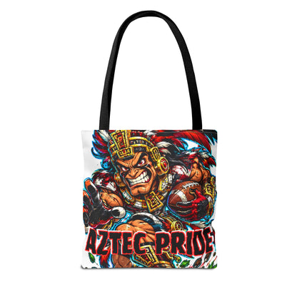 Aztec Football Savage Warrior Tote Bag