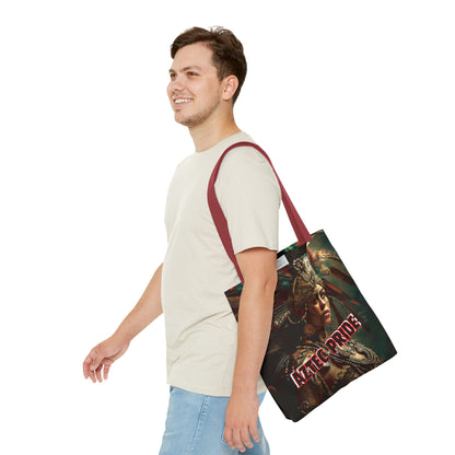 Aztec Warrior Goddess Tote Bag – Aztec-Inspired Reusable Shopping Bag | GringoArte