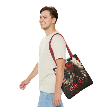 Aztec Fierce Warrior Tote Bag – Aztec-Inspired Reusable Shopping Bag | GringoArte