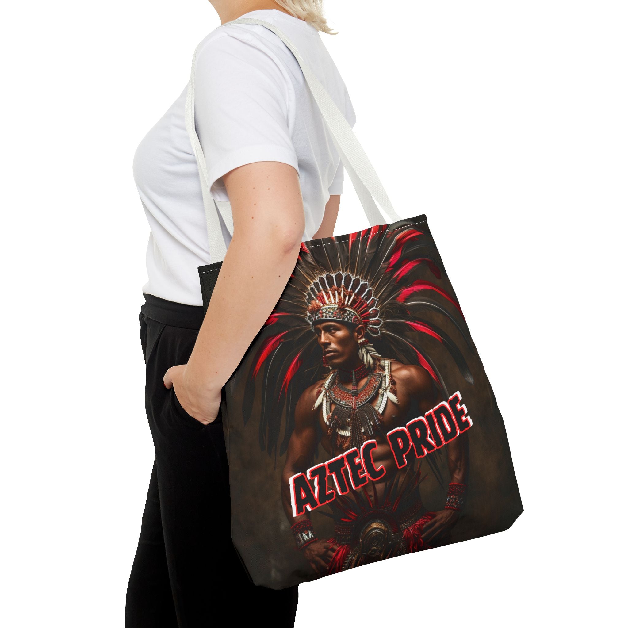 Aztec Sun Guardian Tote Bag – Aztec-Inspired Reusable Shopping Bag | GringoArte