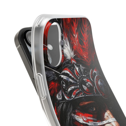 Aztec King of Kings – Flexi Phone Case (iPhone & Samsung • Clear TPU • Made in USA • Personalized Option)