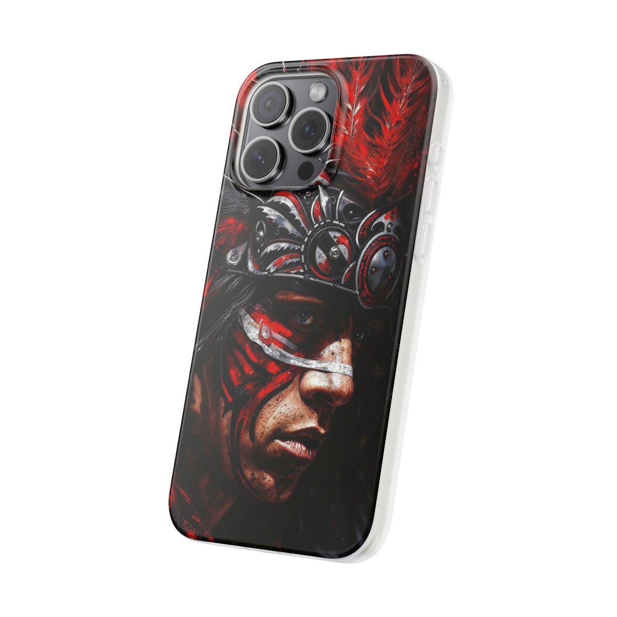 Aztec King of Kings – Flexi Phone Case (iPhone & Samsung • Clear TPU • Made in USA • Personalized Option)