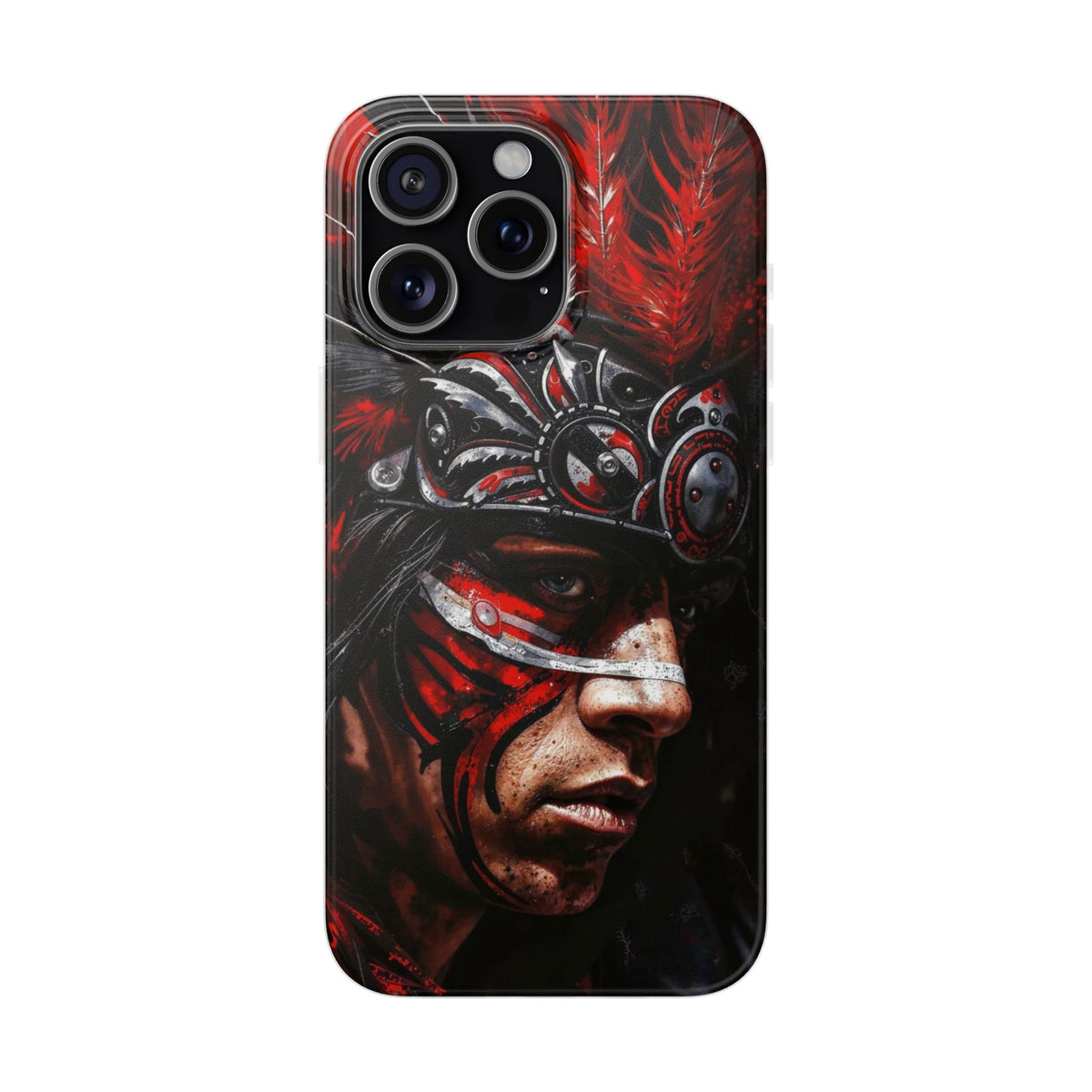 Aztec King of Kings – Flexi Phone Case (iPhone & Samsung • Clear TPU • Made in USA • Personalized Option)