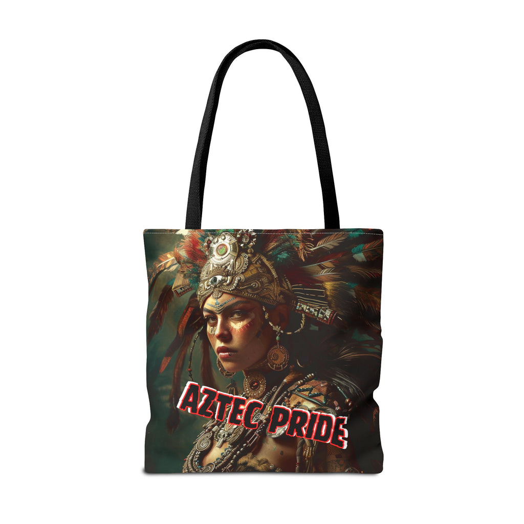Aztec Warrior Goddess Tote Bag – Aztec-Inspired Reusable Shopping Bag | GringoArte