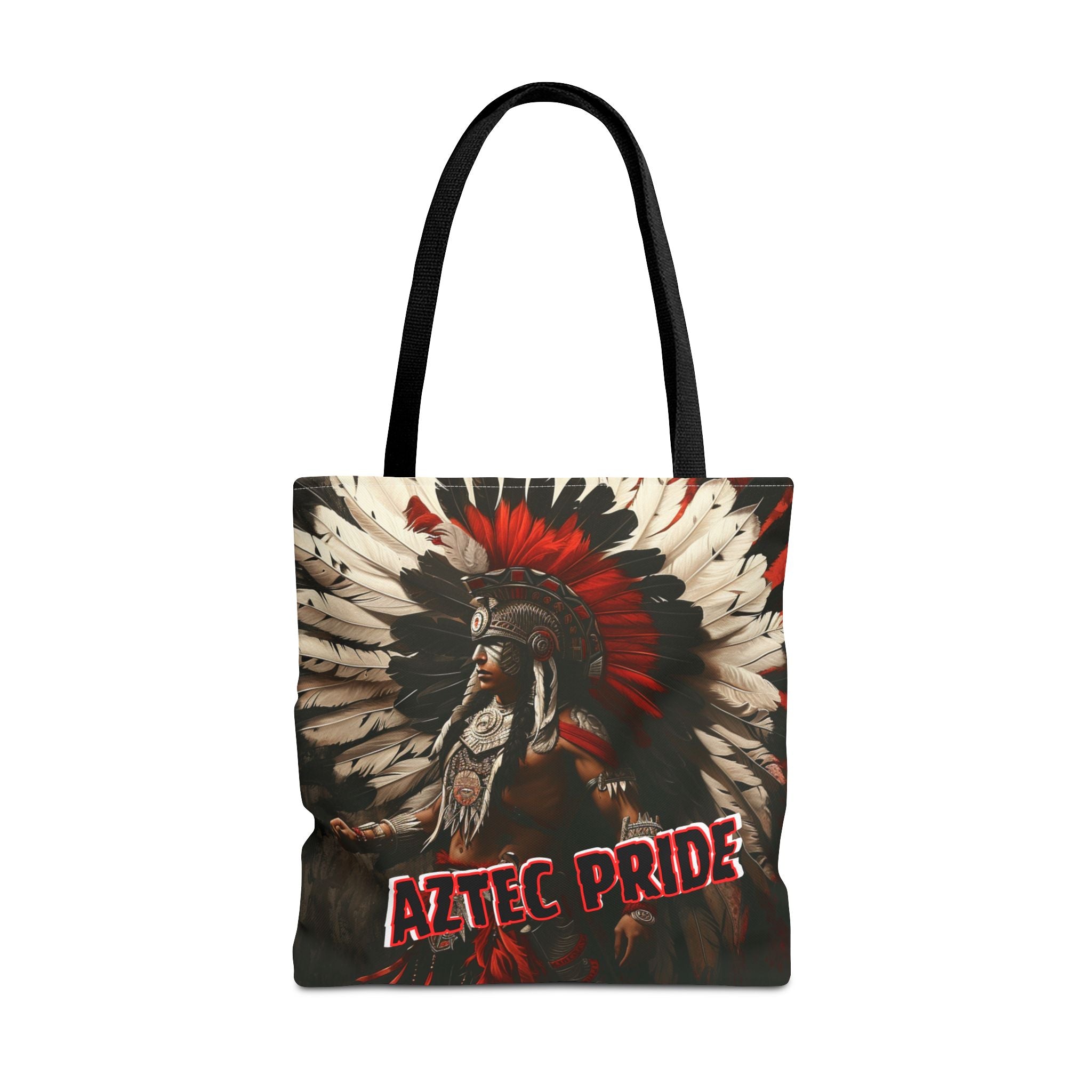 Aztec Fierce Warrior Tote Bag – Aztec-Inspired Reusable Shopping Bag | GringoArte