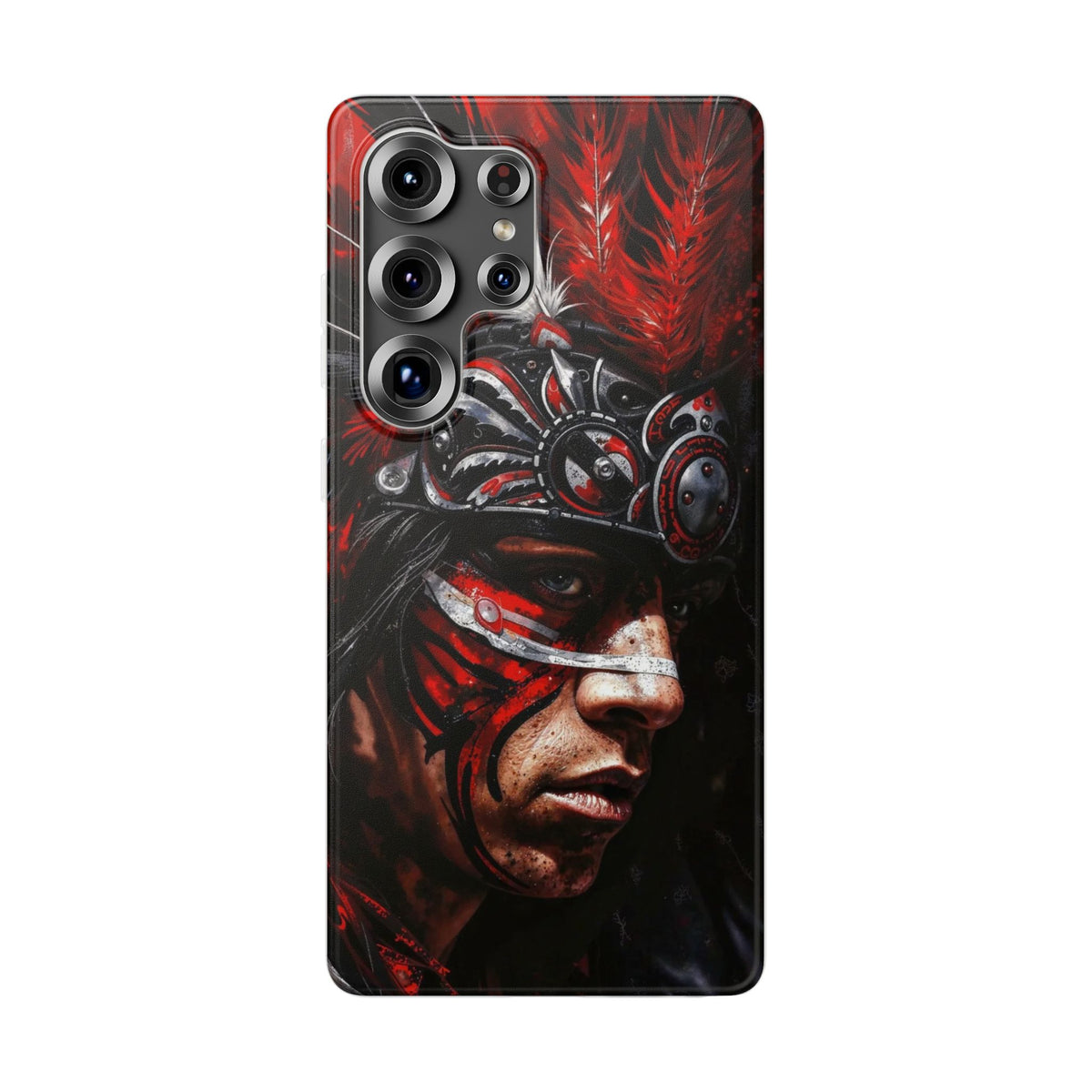 Aztec King of Kings – Flexi Phone Case (iPhone & Samsung • Clear TPU • Made in USA • Personalized Option)